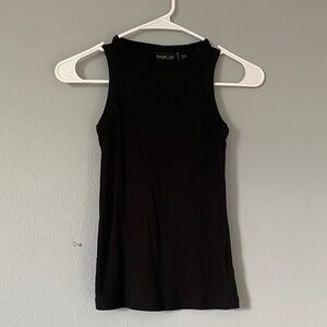 Rachel Zoe Classic Black Tank Top